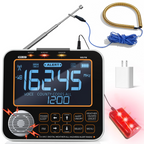 New NOAA Weather Alert Radio, S.A.M.E Localized Alerts, Battery Backup, External Antenna and Warning Light for Home Emergency