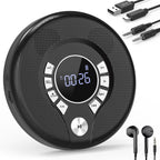 Portable CD Player, Walkman CD Player for Car, Rechargeable CD Player with USB Playback, A-B Repeat CD Player for Kids