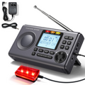 Greadio Weather Alert Radio, S.A.M.E Localized Programming, 23 County Codes & 80+ Emergency Alerts, Battery Backup, Alarm, Selectable Alert Tone, Warning Light for Emergency & Hurricane