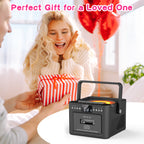 Greadio CD Player Portable Boombox with Type-C Charging Cord & Remote, Cassette Player, Bluetooth 5.1, Black, New 1 Pack