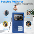NOAA Weather Radio, AM FM Radio with Weather Band