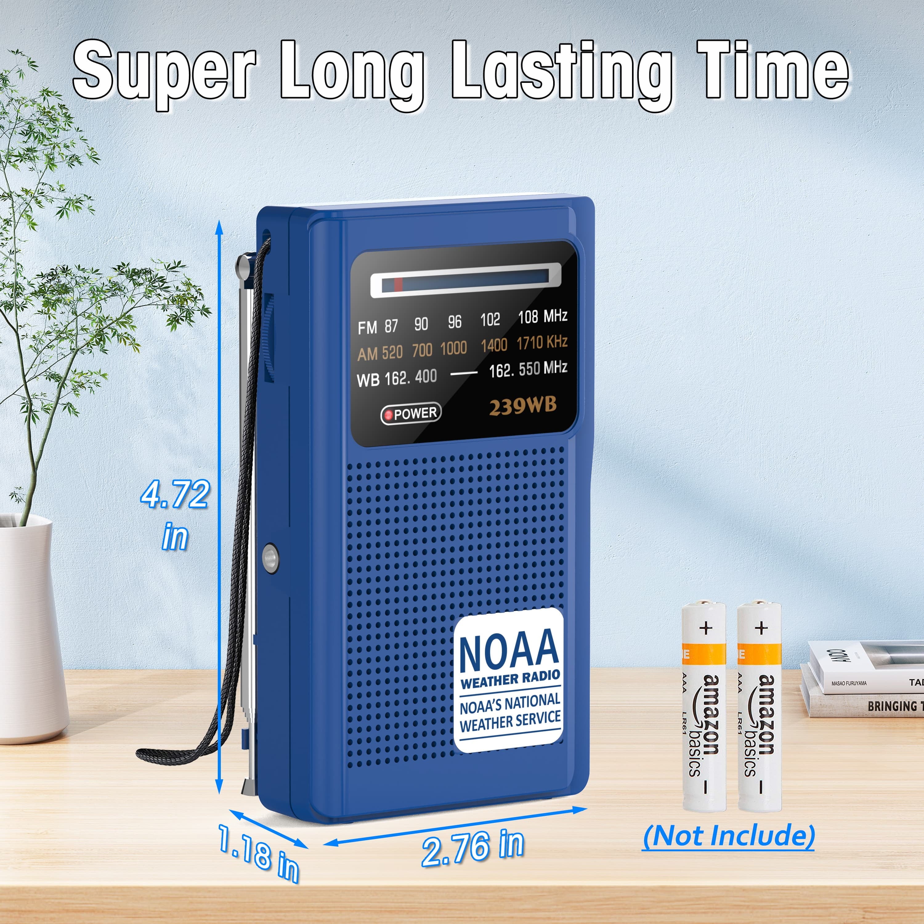 NOAA Weather Radio, AM FM Radio with Weather Band