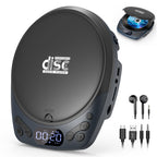 Portable CD Player with Headphones, Rechargeable Discman CD Player for Car & Home, Small CD Players Portable with 60s Anti-Skip