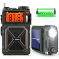 Greadio Portable Shortwave Radios with NOAA Weather Radio, 14800mWh Digital Radio AM FM with Bluetooth 5.4, Crank/Solar/USB Charging, Support USB/TF