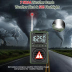 Greadio Digital Weather Band Radio with Flashlight,1250mAh Rechargeable AM FM Portable Radio with Clip