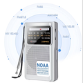 Greadio NOAA Weather Radio, AM/FM Battery Operated Transistor Portable Radio with Best Reception